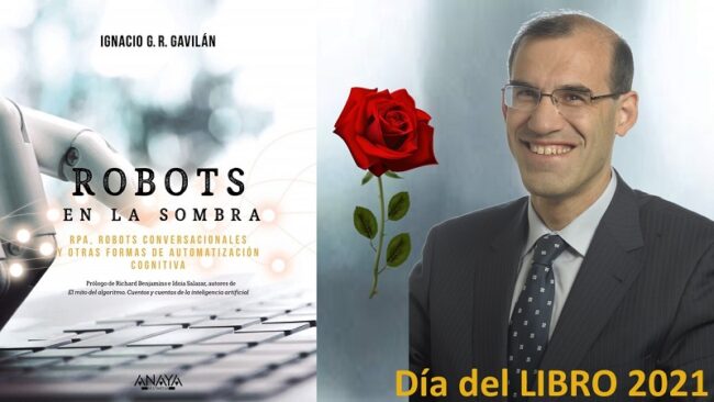 día del libro Robots en la sombra