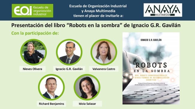 presentación oficial de mi libro "Robots en la sombra"