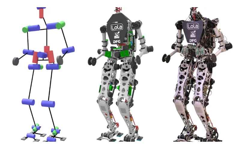 Diseño dominante robots humanoides