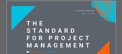 Comento el documento "The standard for project management" publicado conjuntamente por el PMI (Project management Institute) y ANSI